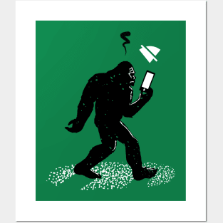 Bigfoot got no reception Posters and Art